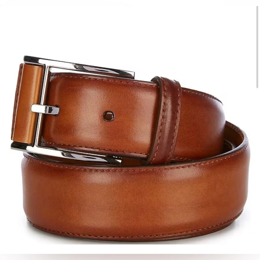 Magnanni Velaz Leather Belt 1510 Cuero Size 44